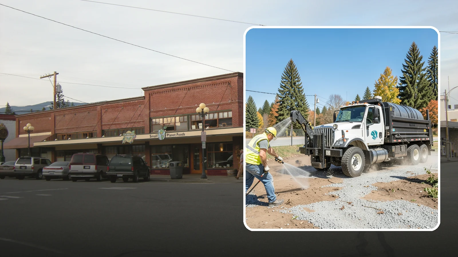 Bare Ground Vegetation Control in Sedro-Woolley, Skagit County, WA - Long-residual vegetation control keeping gravel yards, fence lines, and equipment areas free of growth.