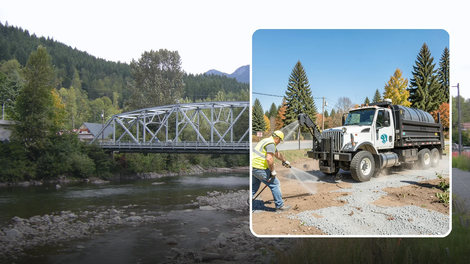 Bare Ground Vegetation Control in Skykomish, King County, WA - Long-residual vegetation control keeping gravel yards, fence lines, and equipment areas free of growth.