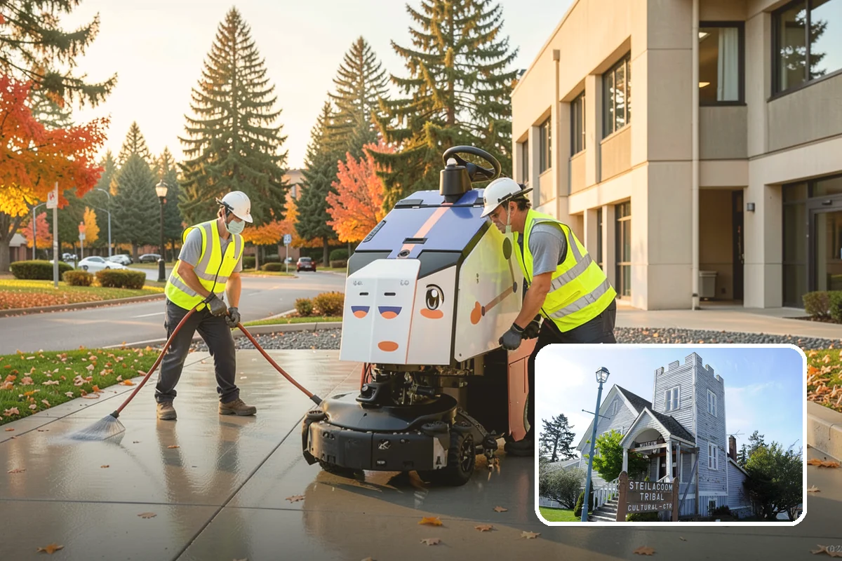 Bare Ground Vegetation Control in Steilacoom, Pierce County, WA - Keeps operational yards and fence lines clear for a full season