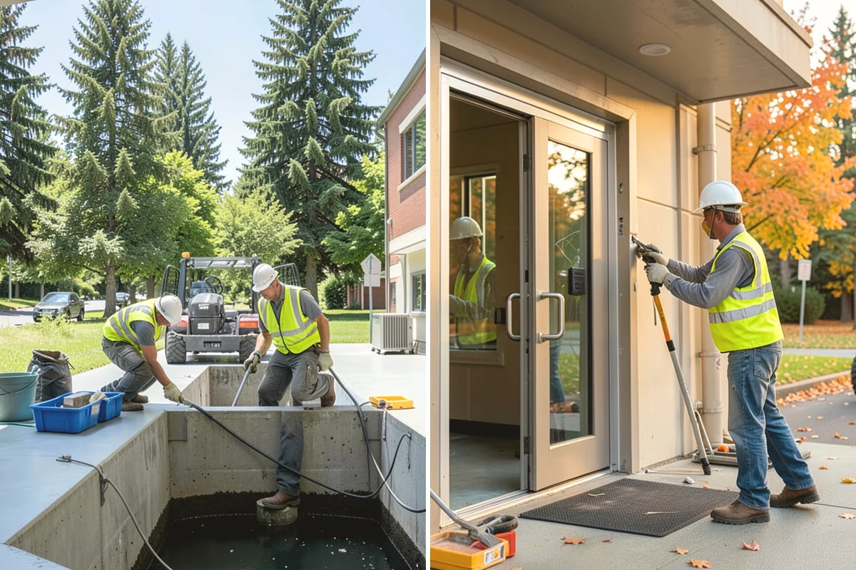 Bare Ground Vegetation Control in Tukwila, King County, WA - Identify bare-ground zones and confirm setbacks from drainage and plantings