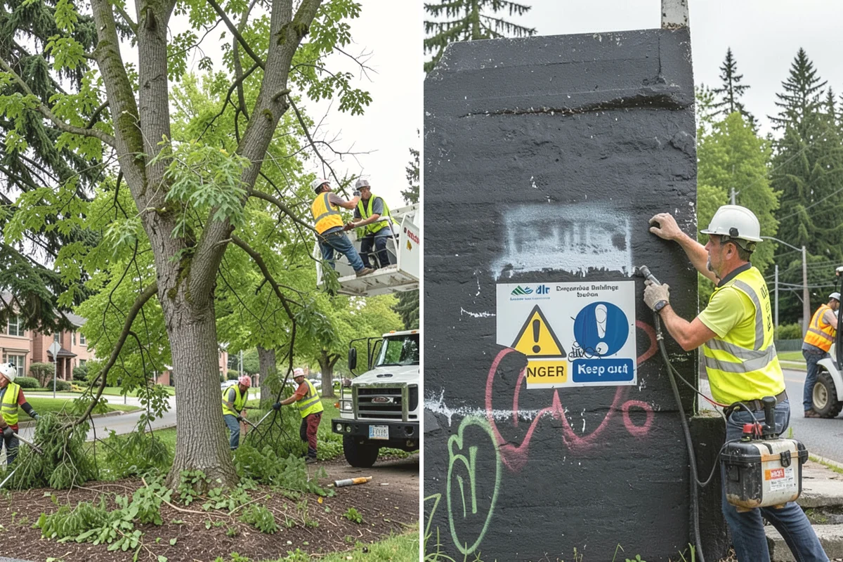 Bare Ground Vegetation Control in University Place, Pierce County, WA - Identify bare-ground zones and confirm setbacks from drainage and plantings