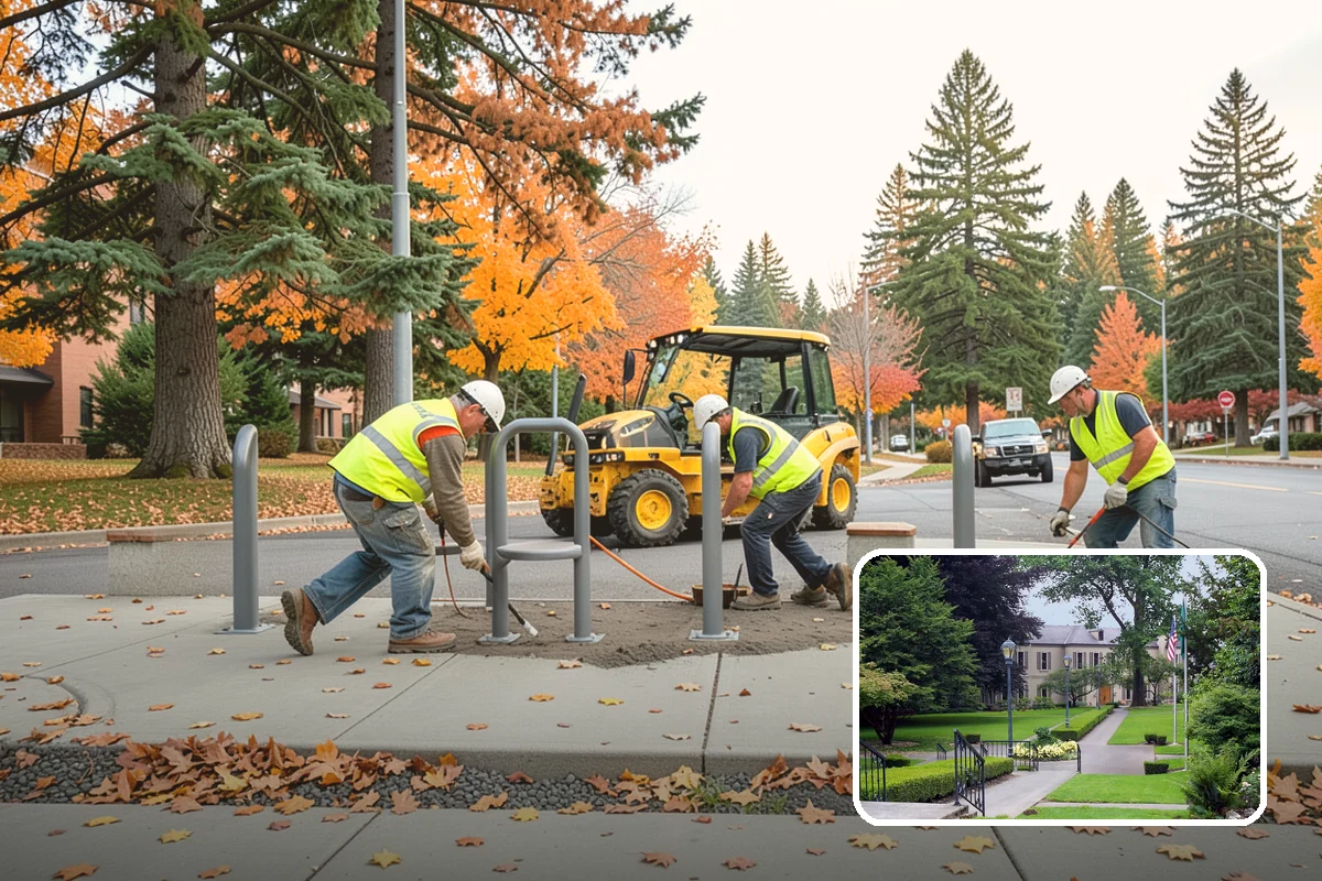 Bare Ground Vegetation Control in Woodinville, King County, WA - Keeps operational yards and fence lines clear for a full season