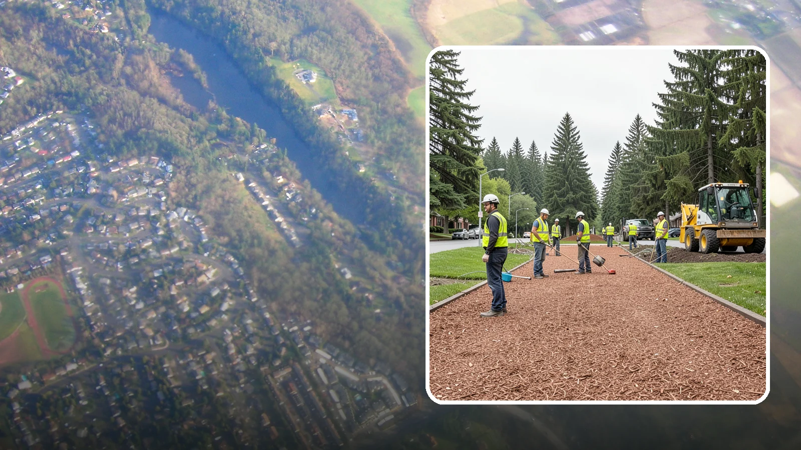 Bark Installation in Algona, King County, WA - Quality bark installation for public beds and pathways that delivers clean coverage and lasting ground cover.