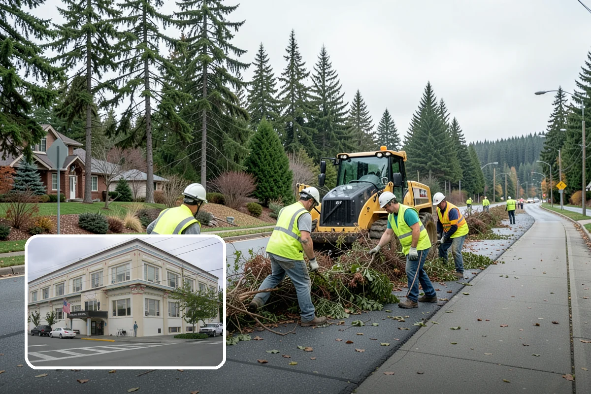 Bark Installation in Anacortes, Skagit County, WA - Clean, uniform coverage across beds and pathways