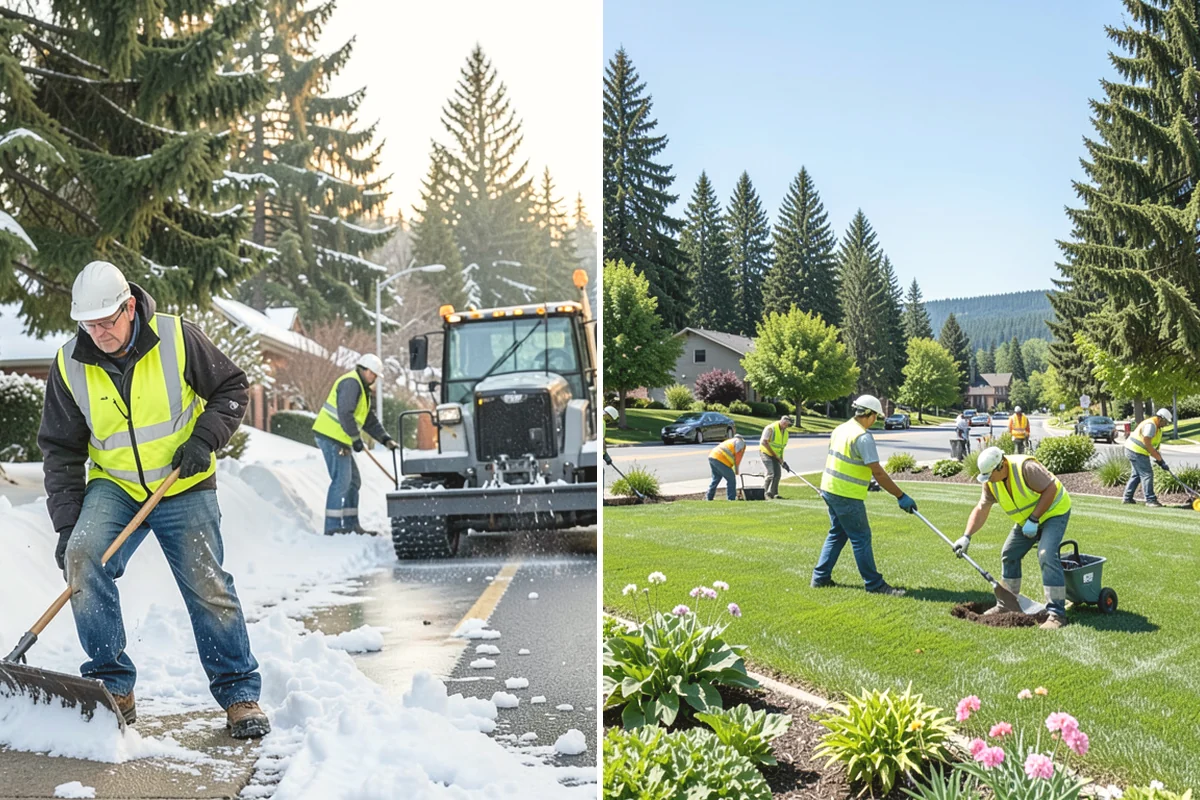 Bark Installation in Anacortes, Skagit County, WA - Prepare beds by edging, weeding, and grading as needed