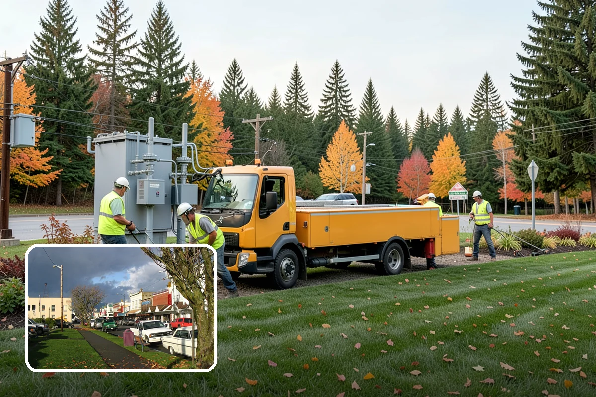 Bark Installation in Arlington, Snohomish County, WA - Clean, uniform coverage across beds and pathways