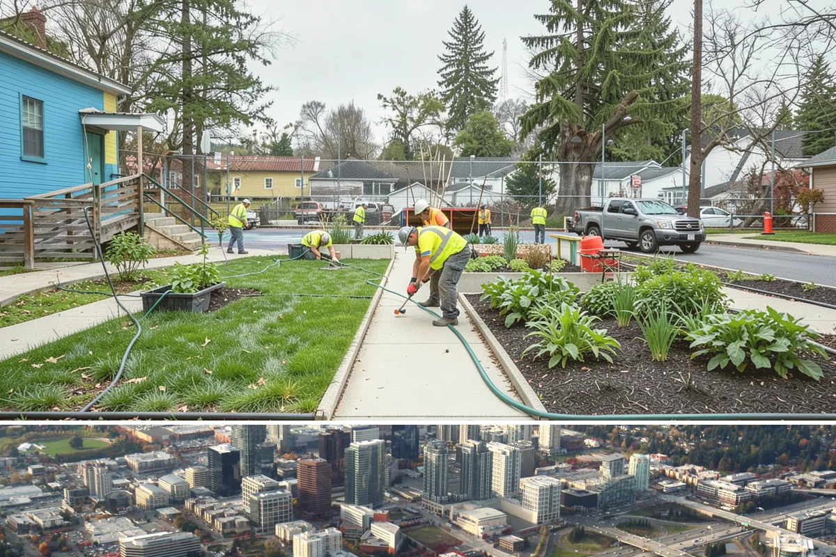 Bark Installation in Bellevue, King County, WA - Bark is typically installed in spring and early summer for peak appearance and moisture retention, with fall refreshes to...