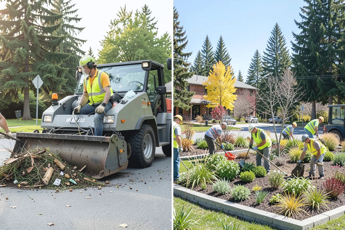 Bark Installation in Buckley, Pierce County, WA - Prepare beds by edging, weeding, and grading as needed