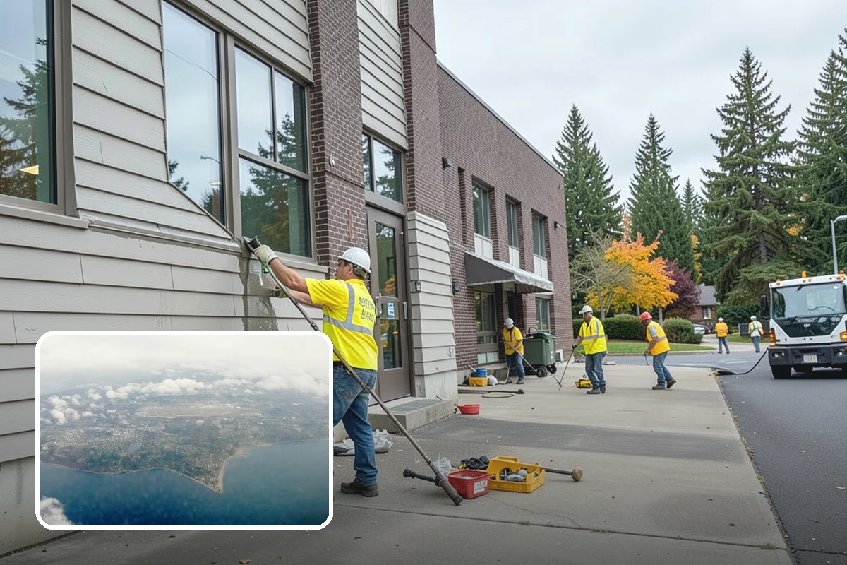 Bark Installation in Burien, King County, WA - Clean, uniform coverage across beds and pathways