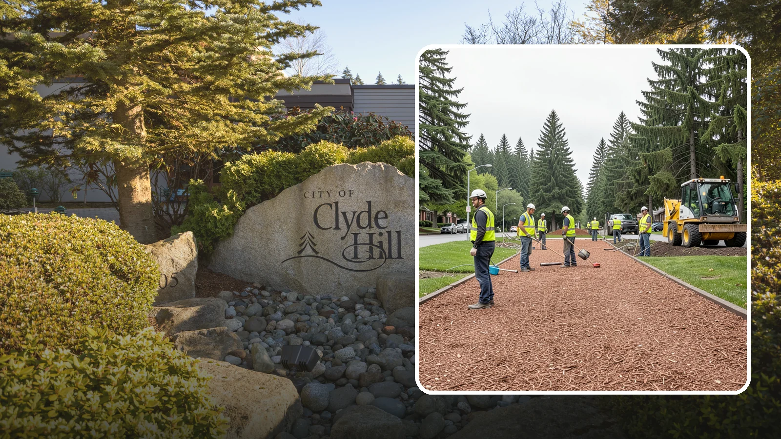 Bark Installation in Clyde Hill, King County, WA - Quality bark installation for public beds and pathways that delivers clean coverage and lasting ground cover.