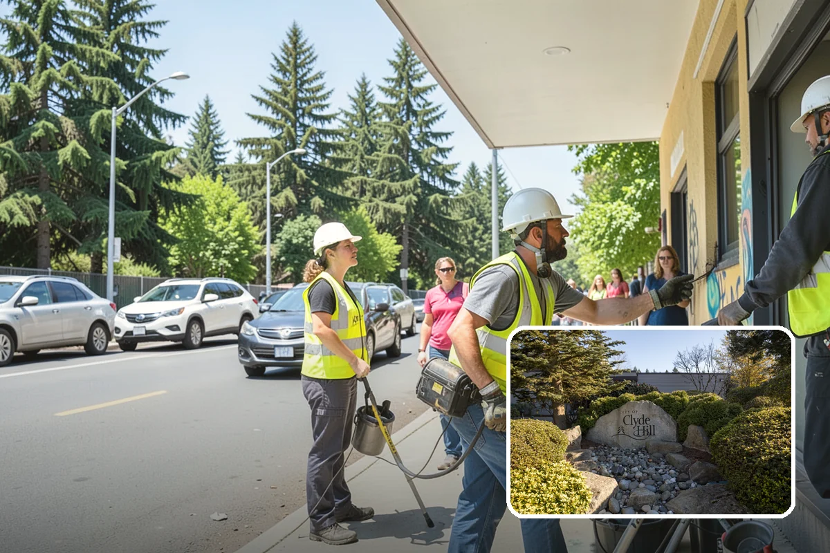 Bark Installation in Clyde Hill, King County, WA - Clean, uniform coverage across beds and pathways