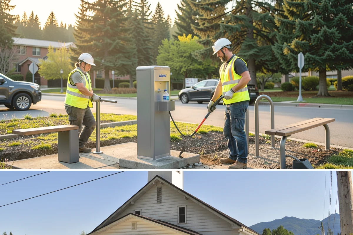 Bark Installation in Concrete, Skagit County, WA - Bark is typically installed in spring and early summer for peak appearance and moisture retention, with fall refreshes to...