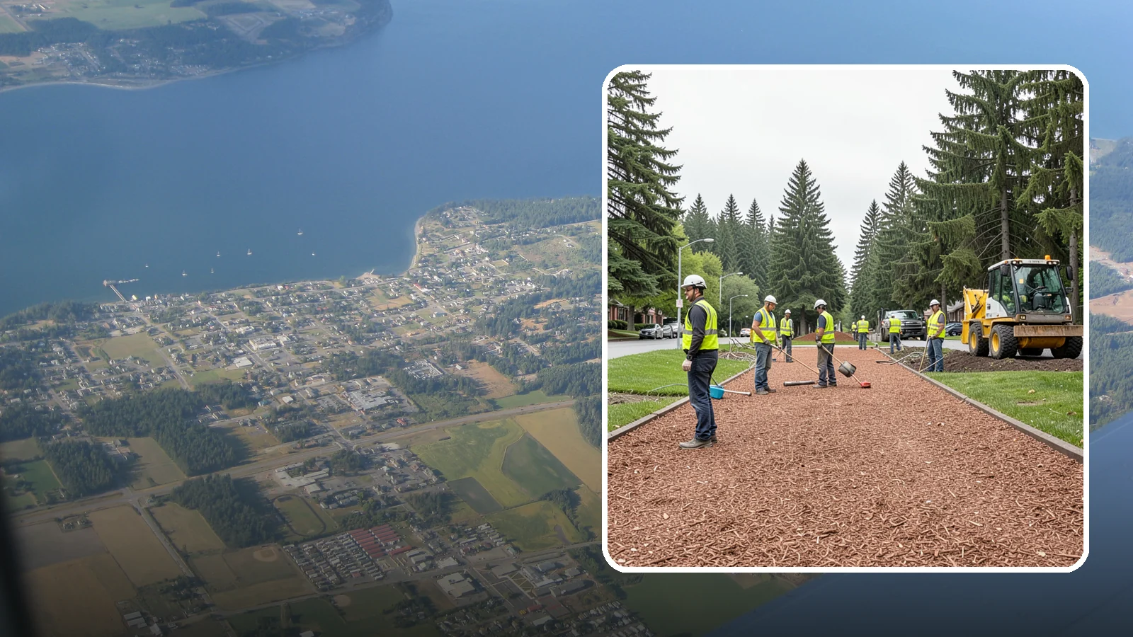 Bark Installation in Coupeville, Island County, WA - Quality bark installation for public beds and pathways that delivers clean coverage and lasting ground cover.