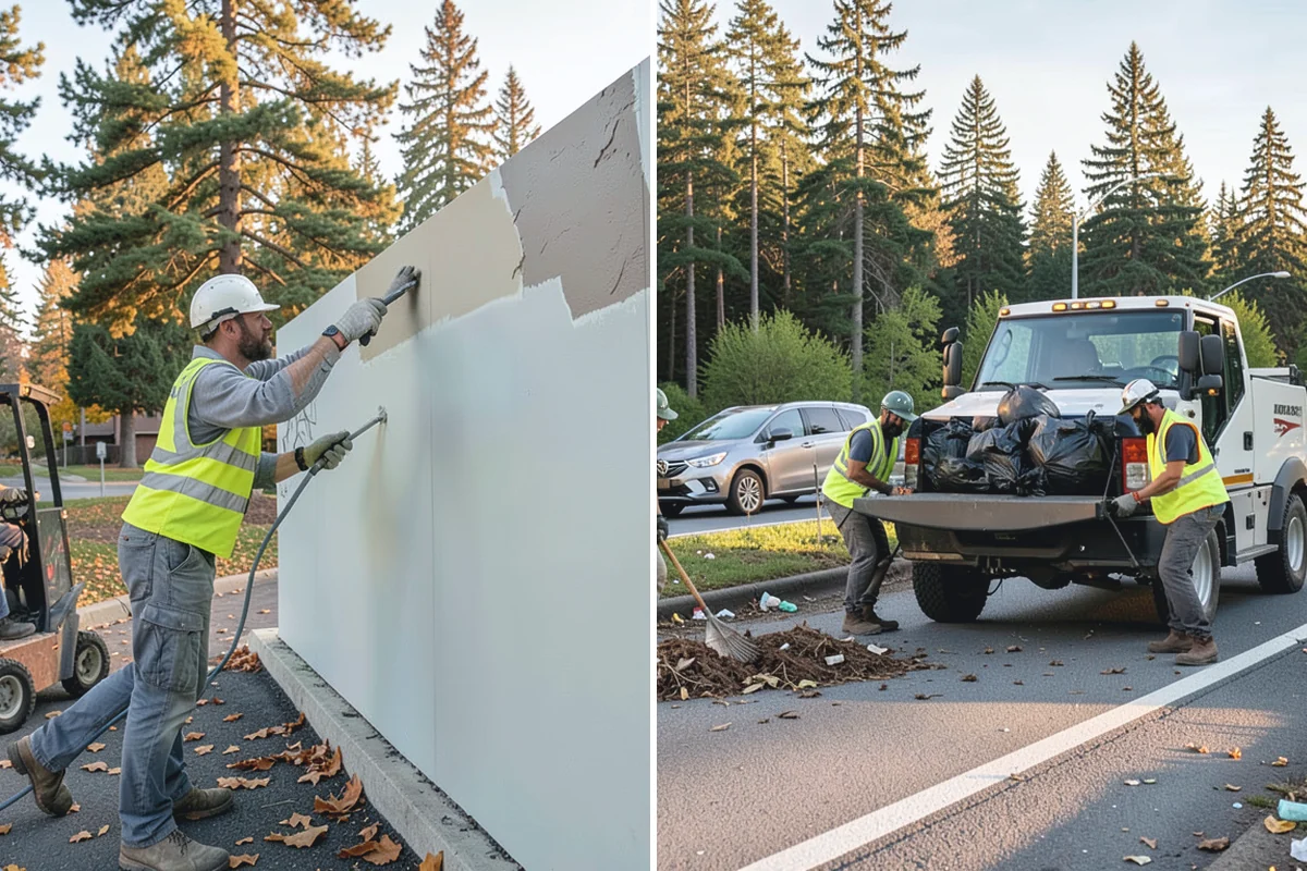 Bark Installation in Darrington, Snohomish County, WA - Prepare beds by edging, weeding, and grading as needed