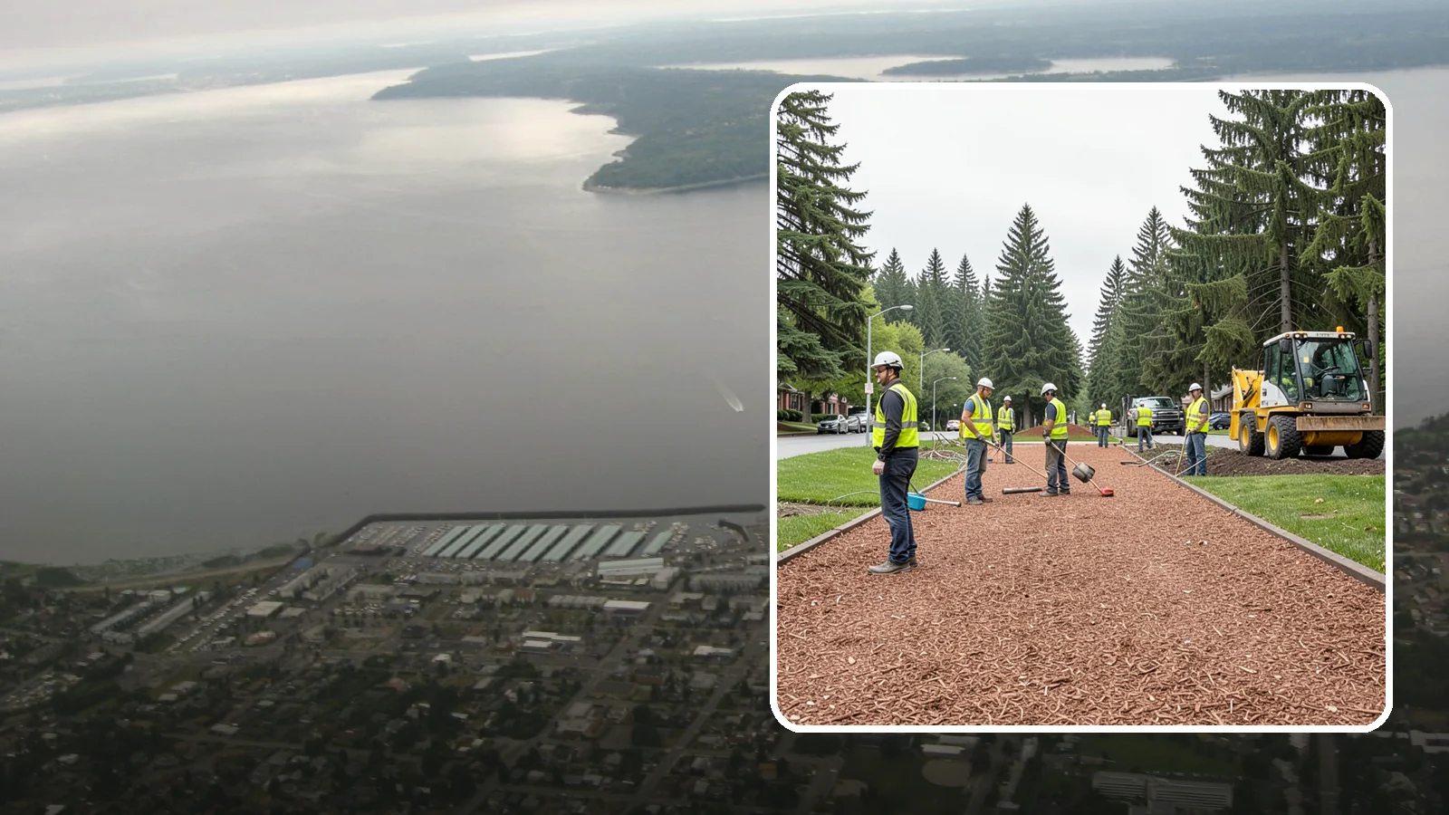 Bark Installation in Des Moines, King County, WA - Quality bark installation for public beds and pathways that delivers clean coverage and lasting ground cover.