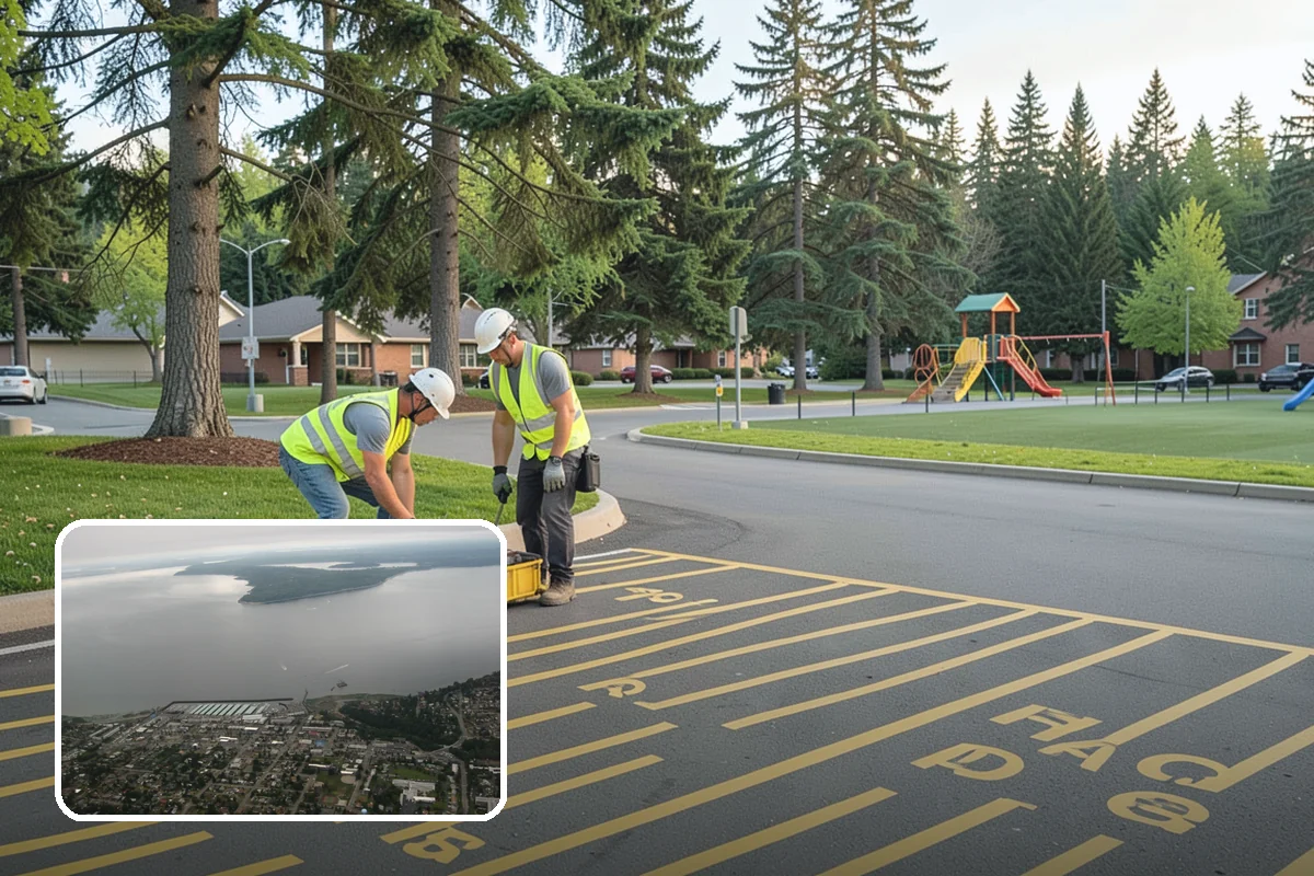 Bark Installation in Des Moines, King County, WA - Clean, uniform coverage across beds and pathways