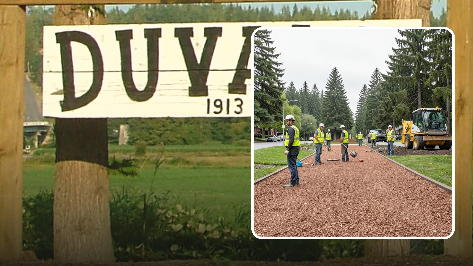 Bark Installation in Duvall, King County, WA - Quality bark installation for public beds and pathways that delivers clean coverage and lasting ground cover.
