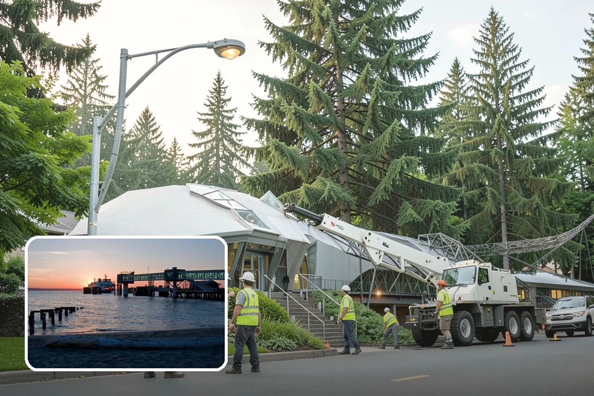 Bark Installation in Edmonds, Snohomish County, WA - Clean, uniform coverage across beds and pathways