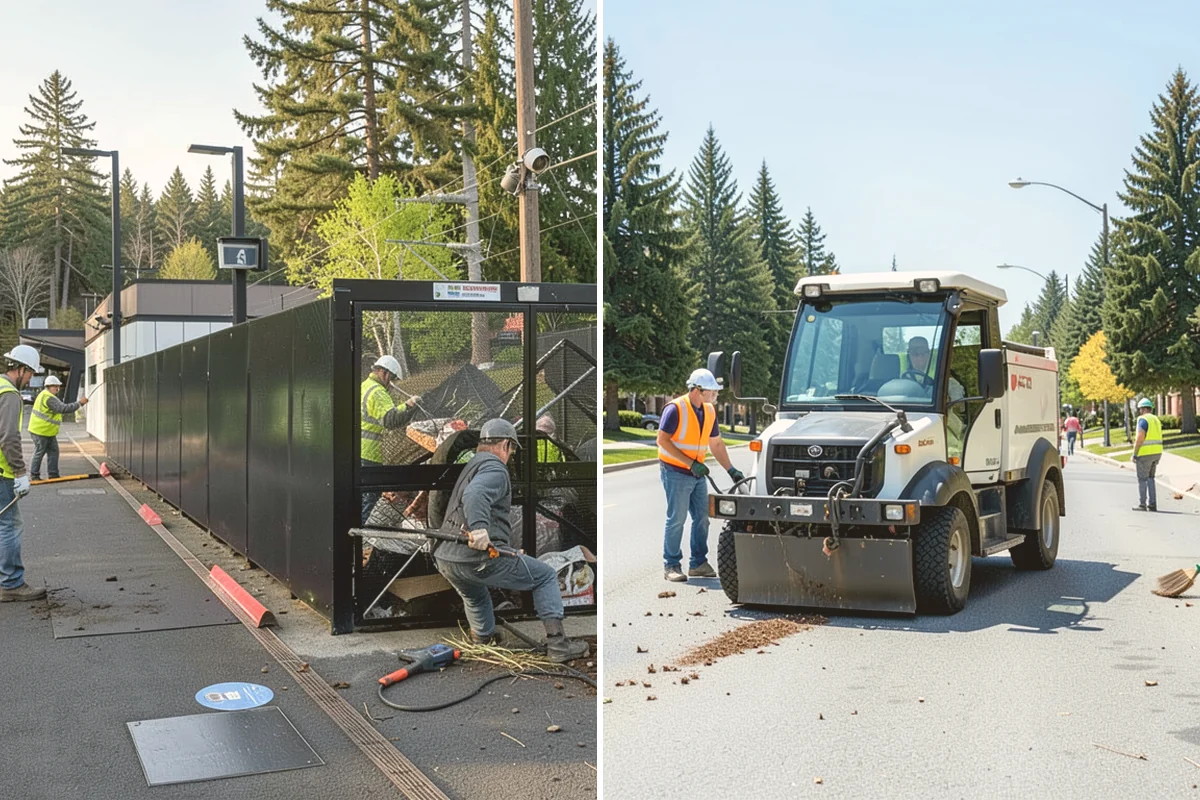 Bark Installation in Edmonds, Snohomish County, WA - Prepare beds by edging, weeding, and grading as needed