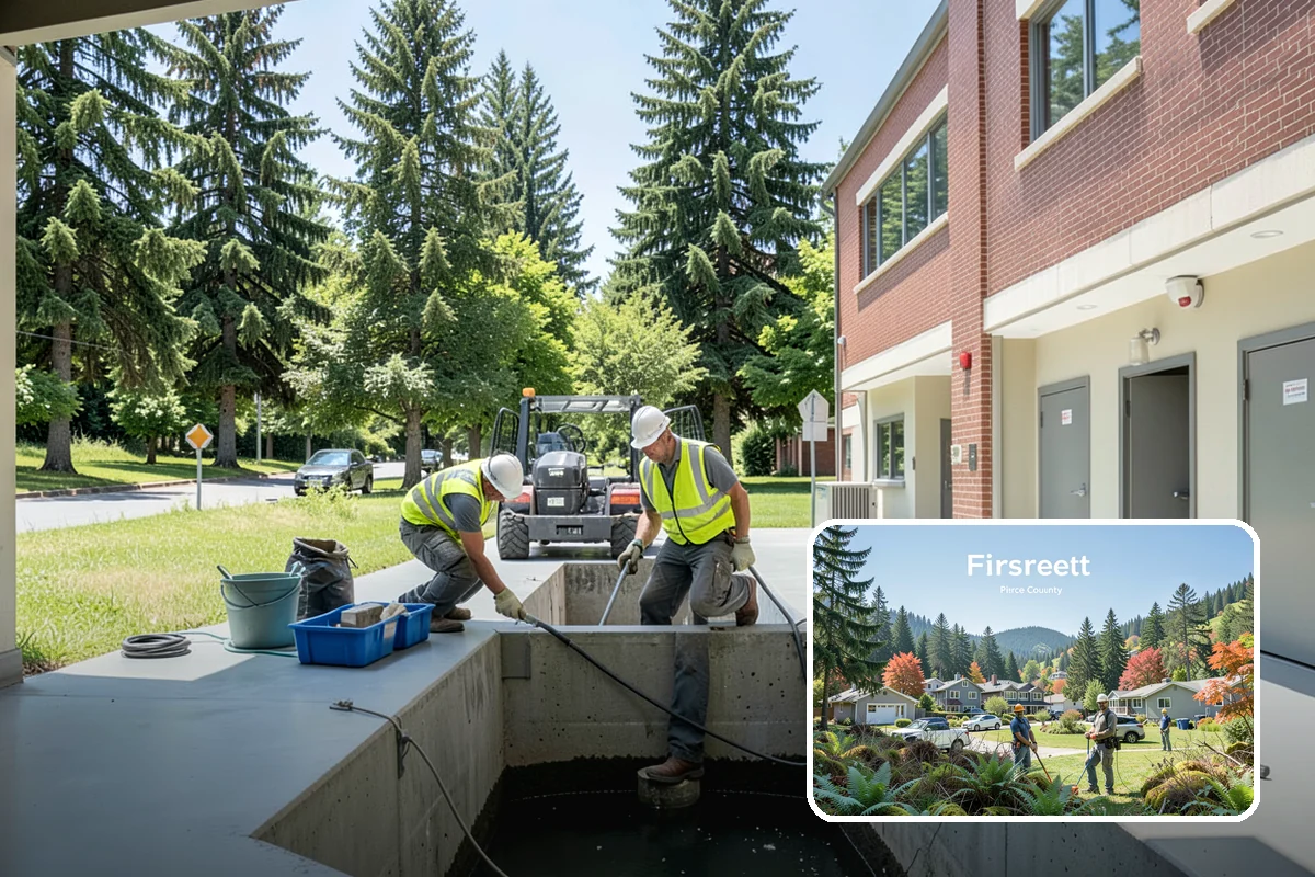 Bark Installation in Fircrest, Pierce County, WA - Clean, uniform coverage across beds and pathways