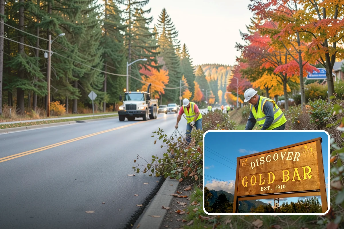 Bark Installation in Gold Bar, Snohomish County, WA - Clean, uniform coverage across beds and pathways