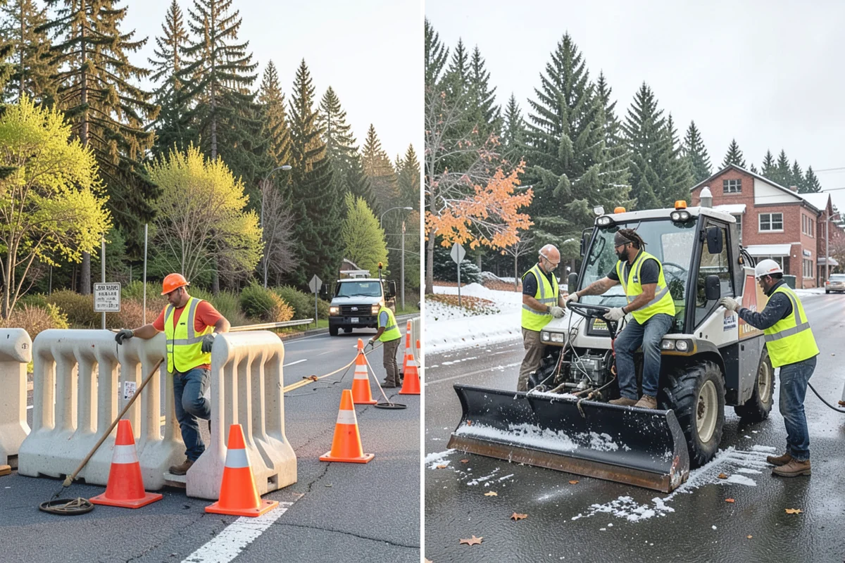 Bark Installation in Granite Falls, Snohomish County, WA - Prepare beds by edging, weeding, and grading as needed