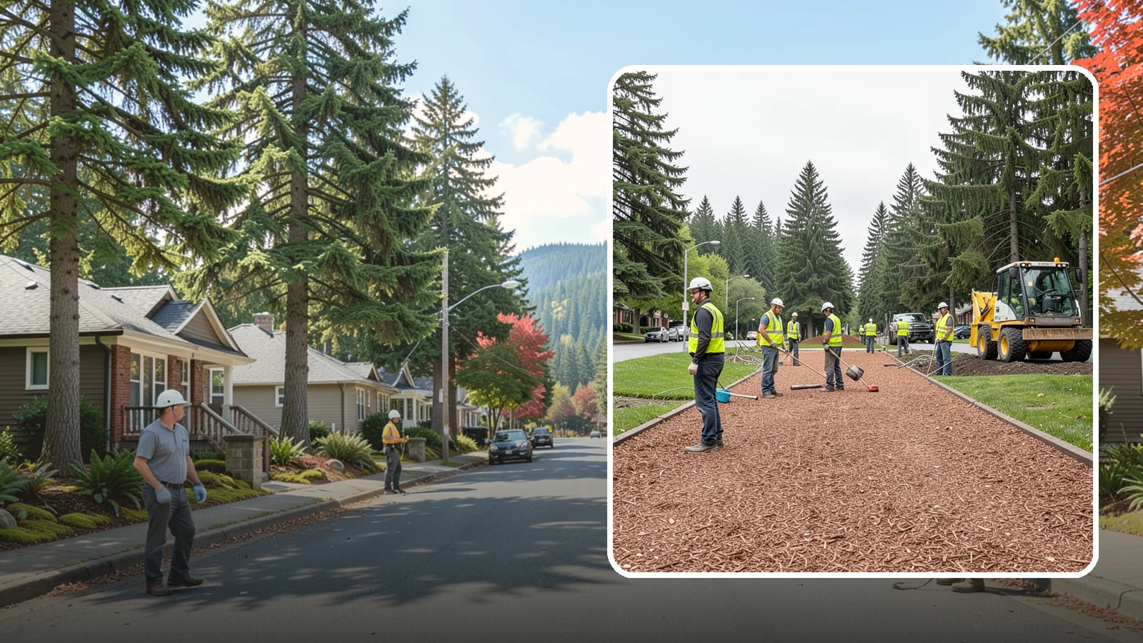 Bark Installation in Hunts Point, King County, WA - Quality bark installation for public beds and pathways that delivers clean coverage and lasting ground cover.