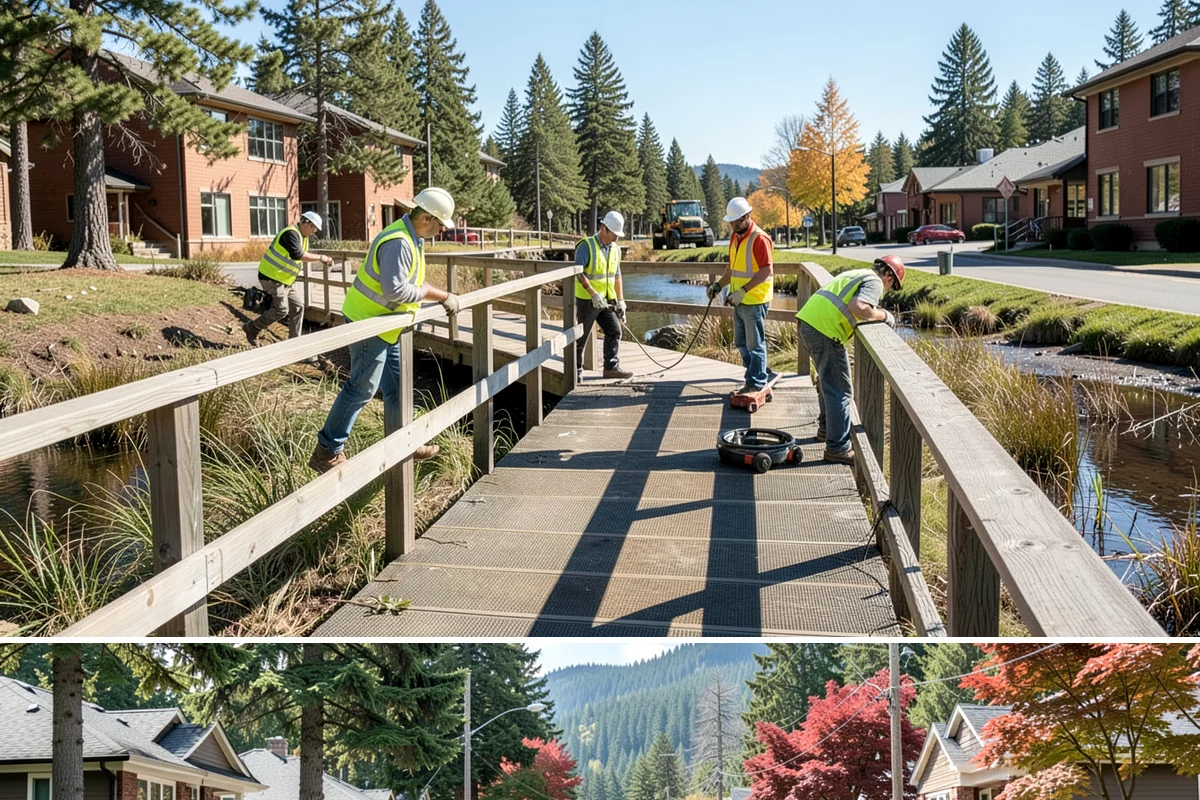 Bark Installation in Hunts Point, King County, WA - Bark is typically installed in spring and early summer for peak appearance and moisture retention, with fall refreshes to...