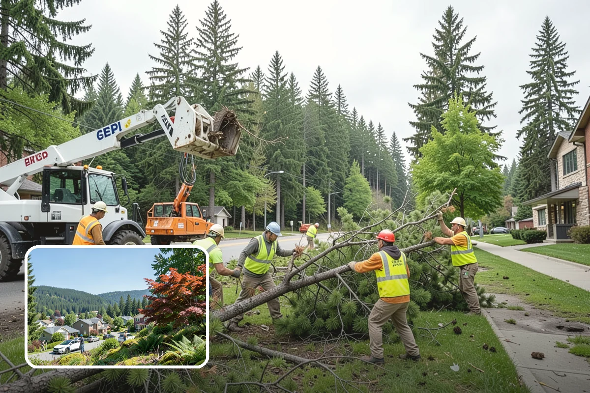 Bark Installation in Index, Snohomish County, WA - Clean, uniform coverage across beds and pathways