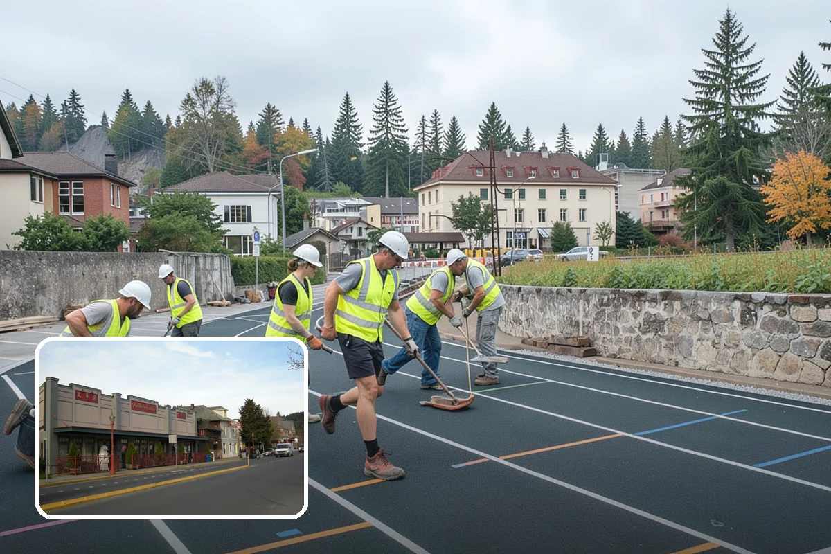 Bark Installation in Issaquah, King County, WA - Clean, uniform coverage across beds and pathways