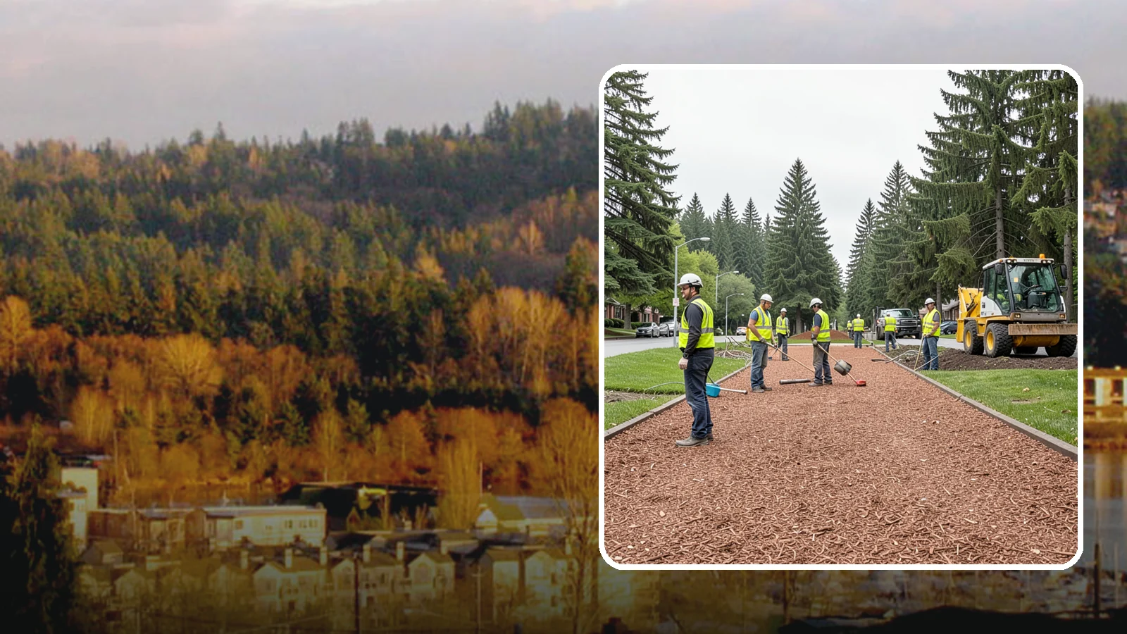 Bark Installation in Kenmore, King County, WA - Quality bark installation for public beds and pathways that delivers clean coverage and lasting ground cover.