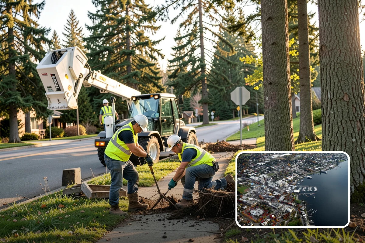 Bark Installation in Kirkland, King County, WA - Clean, uniform coverage across beds and pathways