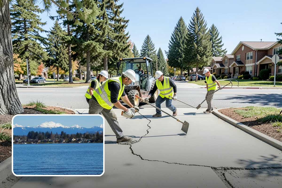 Bark Installation in Lake Stevens, Snohomish County, WA - Clean, uniform coverage across beds and pathways
