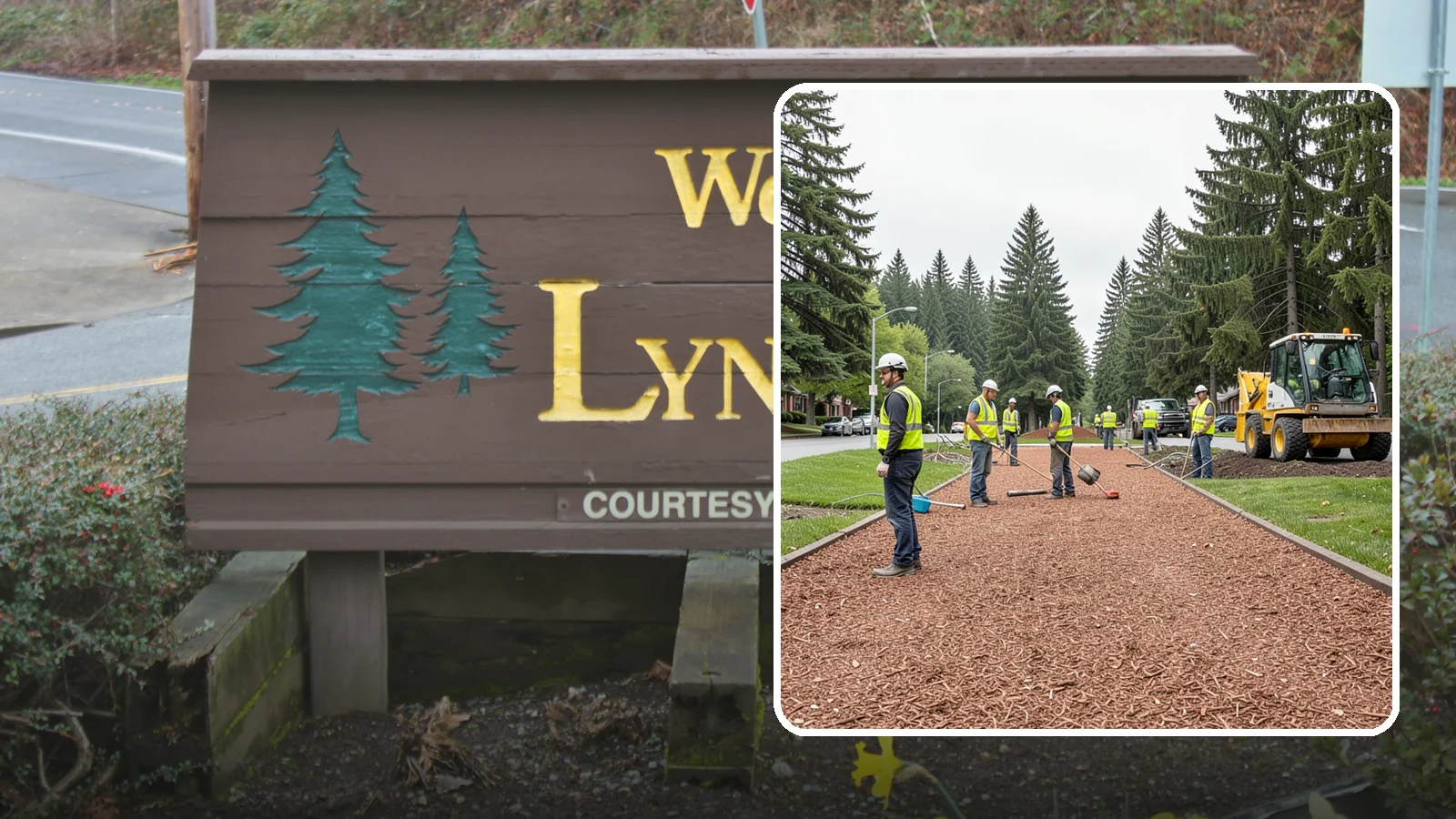 Bark Installation in Lynnwood, Snohomish County, WA - Quality bark installation for public beds and pathways that delivers clean coverage and lasting ground cover.