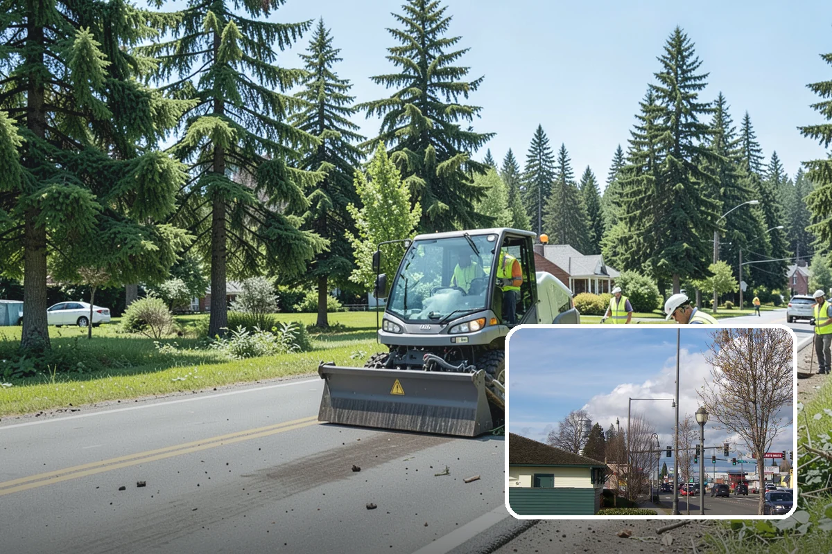Bark Installation in Marysville, Snohomish County, WA - Clean, uniform coverage across beds and pathways