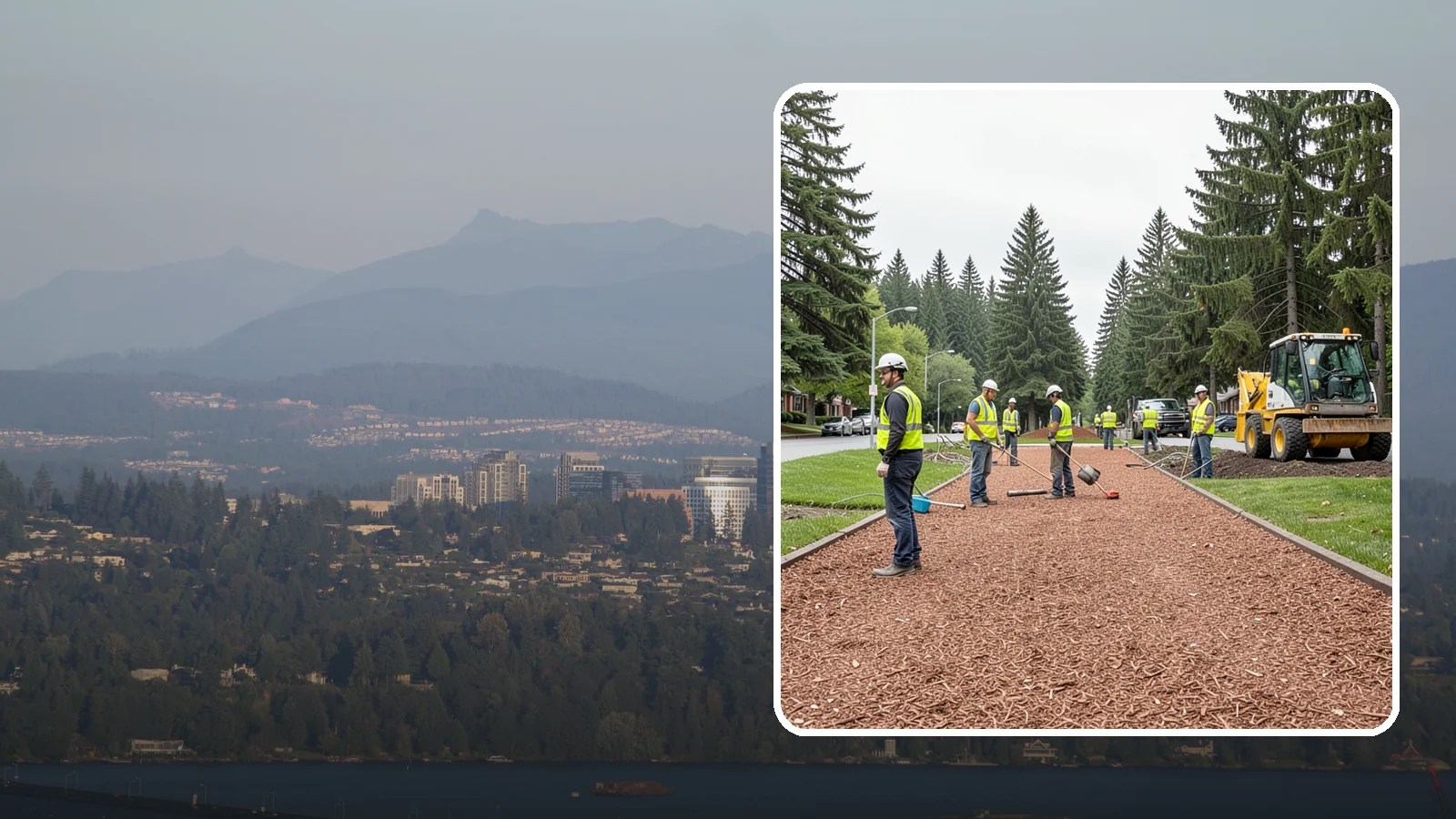 Bark Installation in Medina, King County, WA - Quality bark installation for public beds and pathways that delivers clean coverage and lasting ground cover.