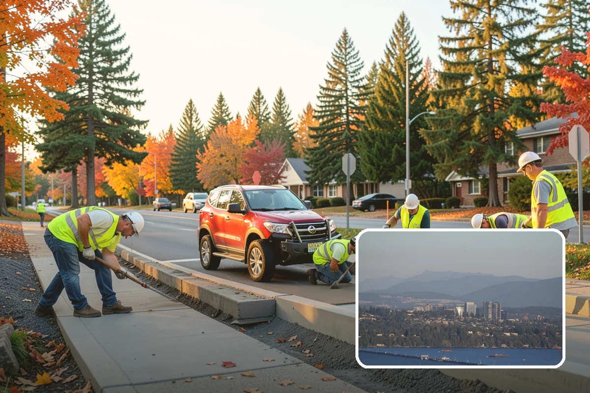 Bark Installation in Medina, King County, WA - Clean, uniform coverage across beds and pathways
