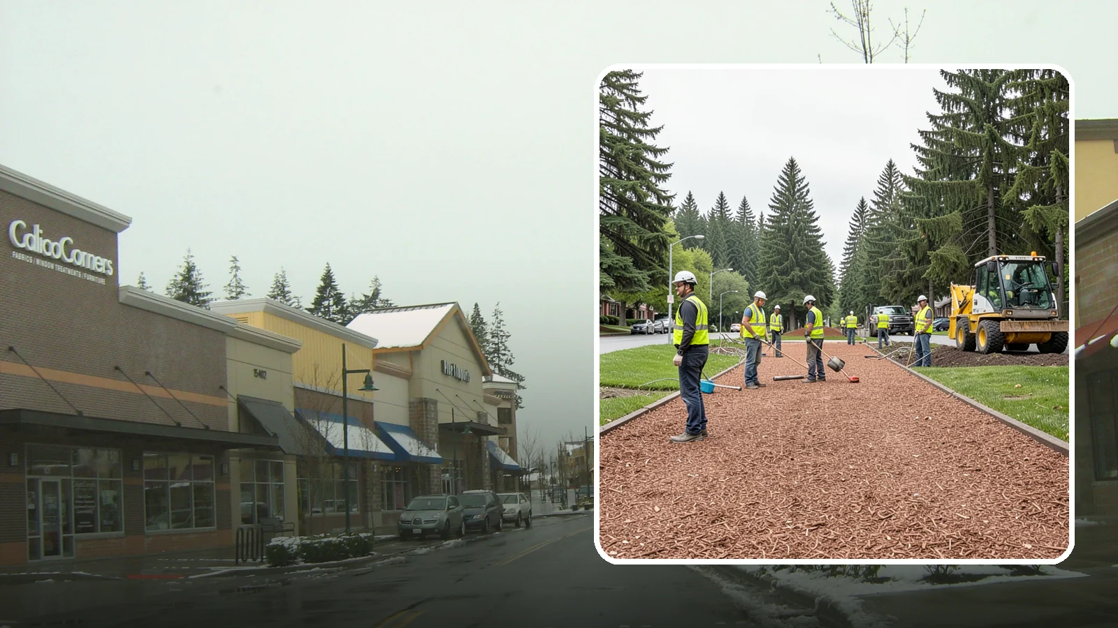 Bark Installation in Mill Creek, Snohomish County, WA - Quality bark installation for public beds and pathways that delivers clean coverage and lasting ground cover.