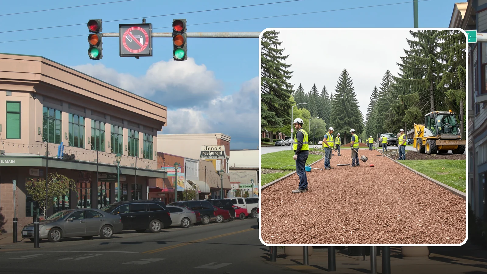 Bark Installation in Monroe, Snohomish County, WA - Quality bark installation for public beds and pathways that delivers clean coverage and lasting ground cover.