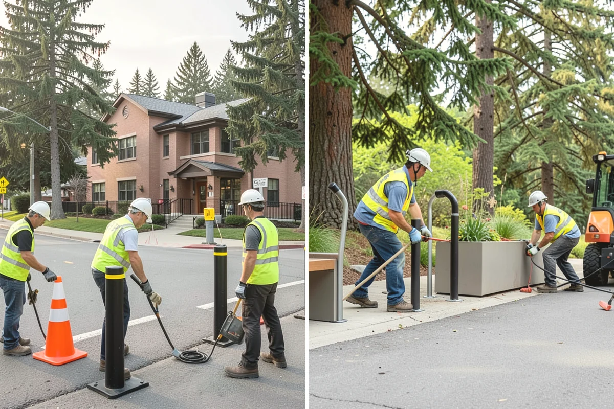 Bark Installation in Monroe, Snohomish County, WA - Prepare beds by edging, weeding, and grading as needed