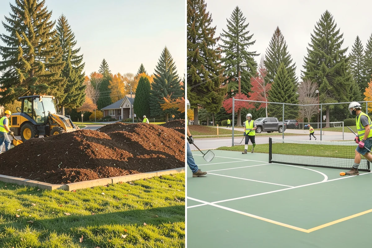 Bark Installation in Mount Vernon, Skagit County, WA - Prepare beds by edging, weeding, and grading as needed