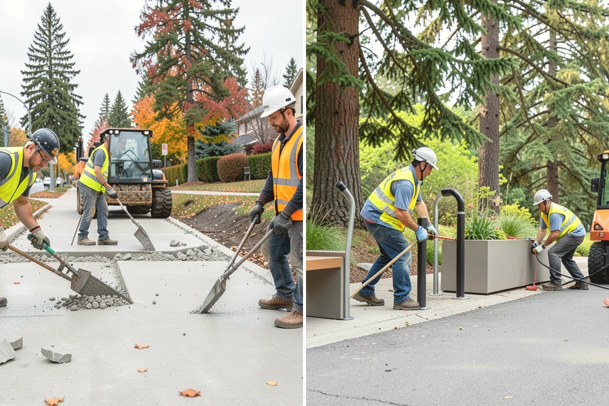 Bark Installation in North Bend, King County, WA - Prepare beds by edging, weeding, and grading as needed