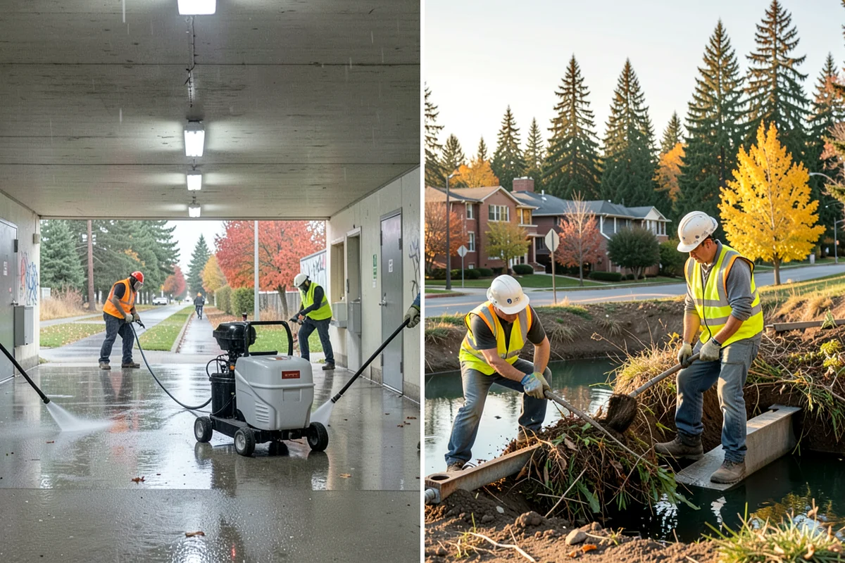 Bark Installation in Puyallup, Pierce County, WA - Prepare beds by edging, weeding, and grading as needed