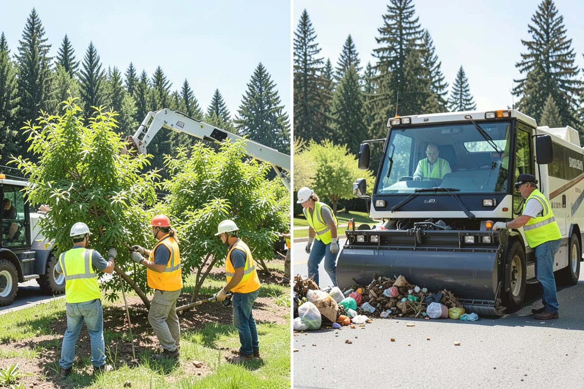 Bark Installation in Ruston, Pierce County, WA - Prepare beds by edging, weeding, and grading as needed