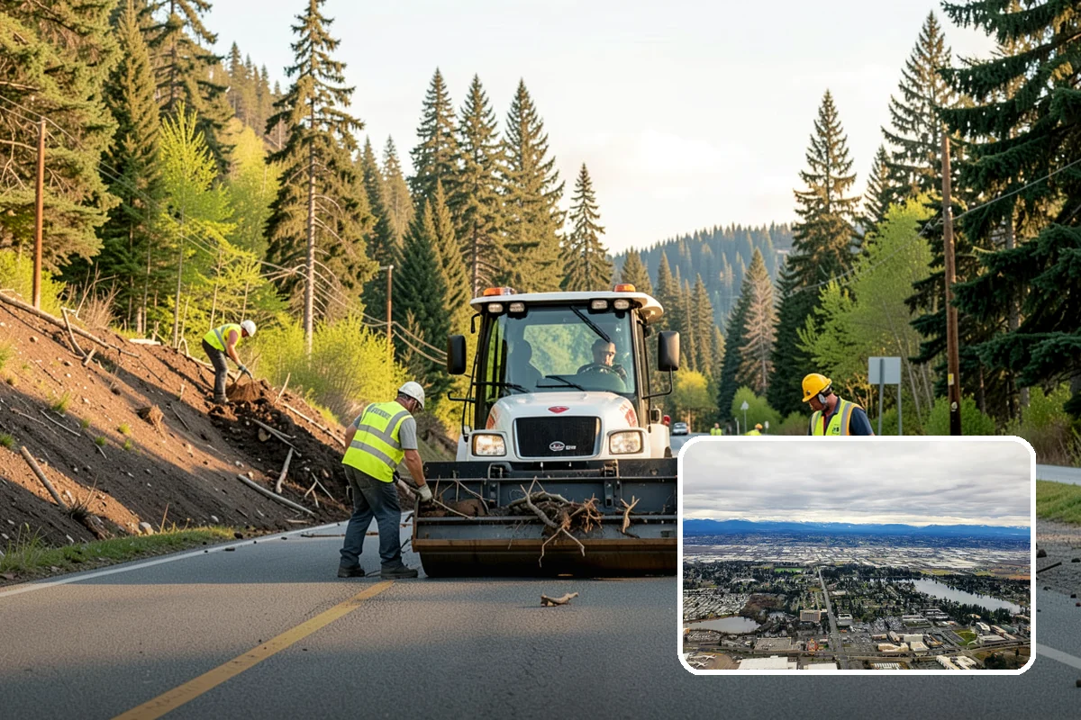 Bark Installation in SeaTac, King County, WA - Clean, uniform coverage across beds and pathways