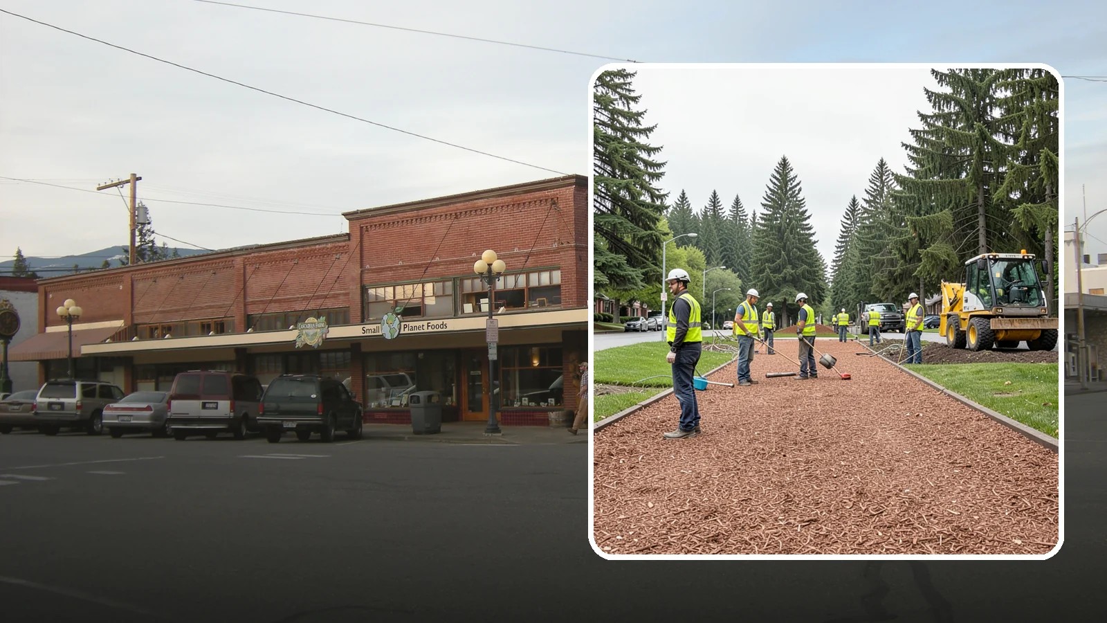 Bark Installation in Sedro-Woolley, Skagit County, WA - Quality bark installation for public beds and pathways that delivers clean coverage and lasting ground cover.