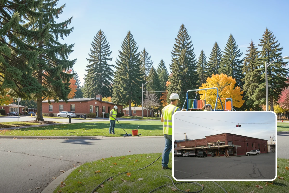 Bark Installation in Sedro-Woolley, Skagit County, WA - Clean, uniform coverage across beds and pathways
