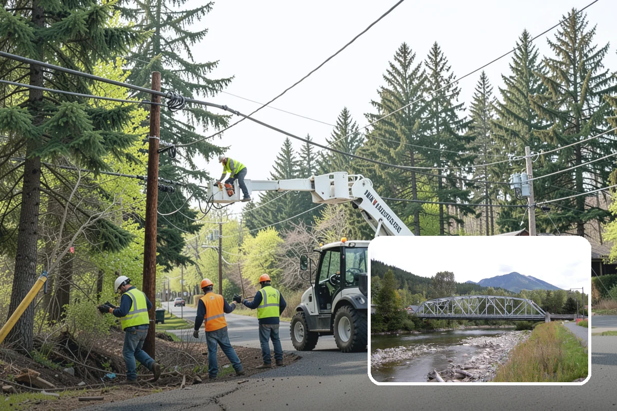 Bark Installation in Skykomish, King County, WA - Clean, uniform coverage across beds and pathways