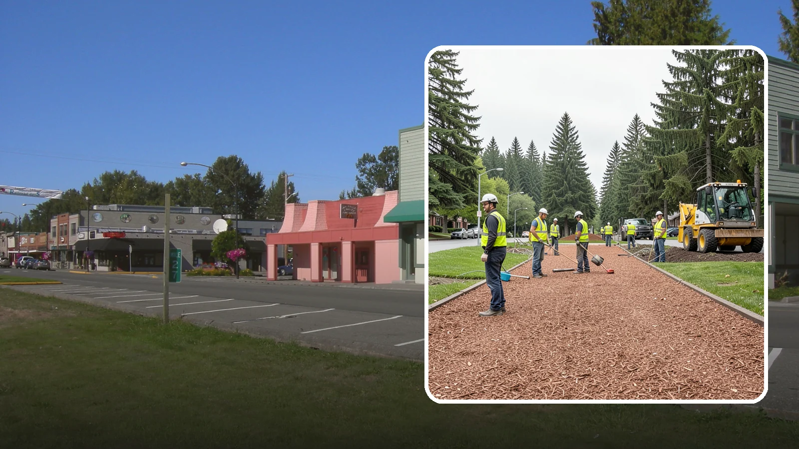 Bark Installation in Snoqualmie, King County, WA - Quality bark installation for public beds and pathways that delivers clean coverage and lasting ground cover.