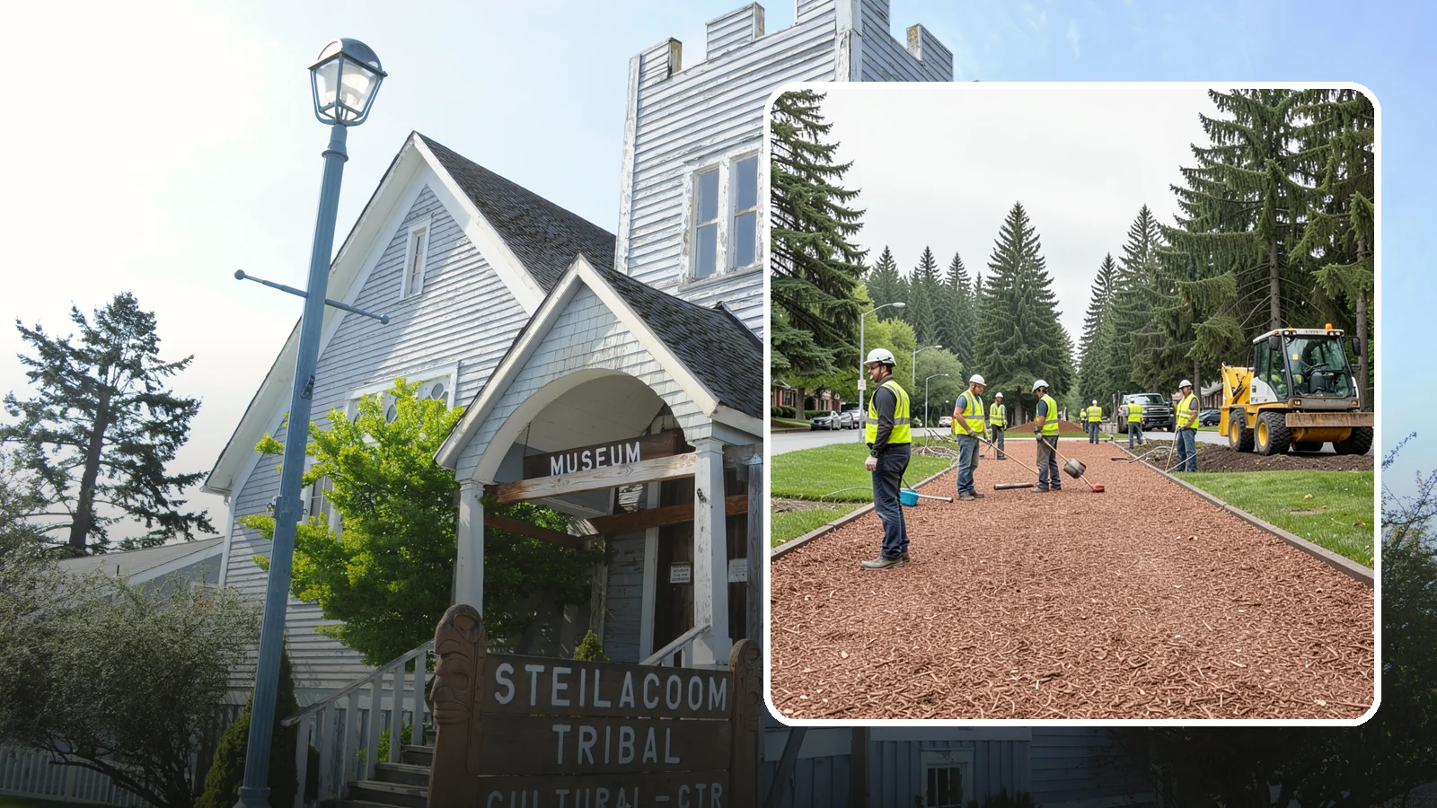 Bark Installation in Steilacoom, Pierce County, WA - Quality bark installation for public beds and pathways that delivers clean coverage and lasting ground cover.